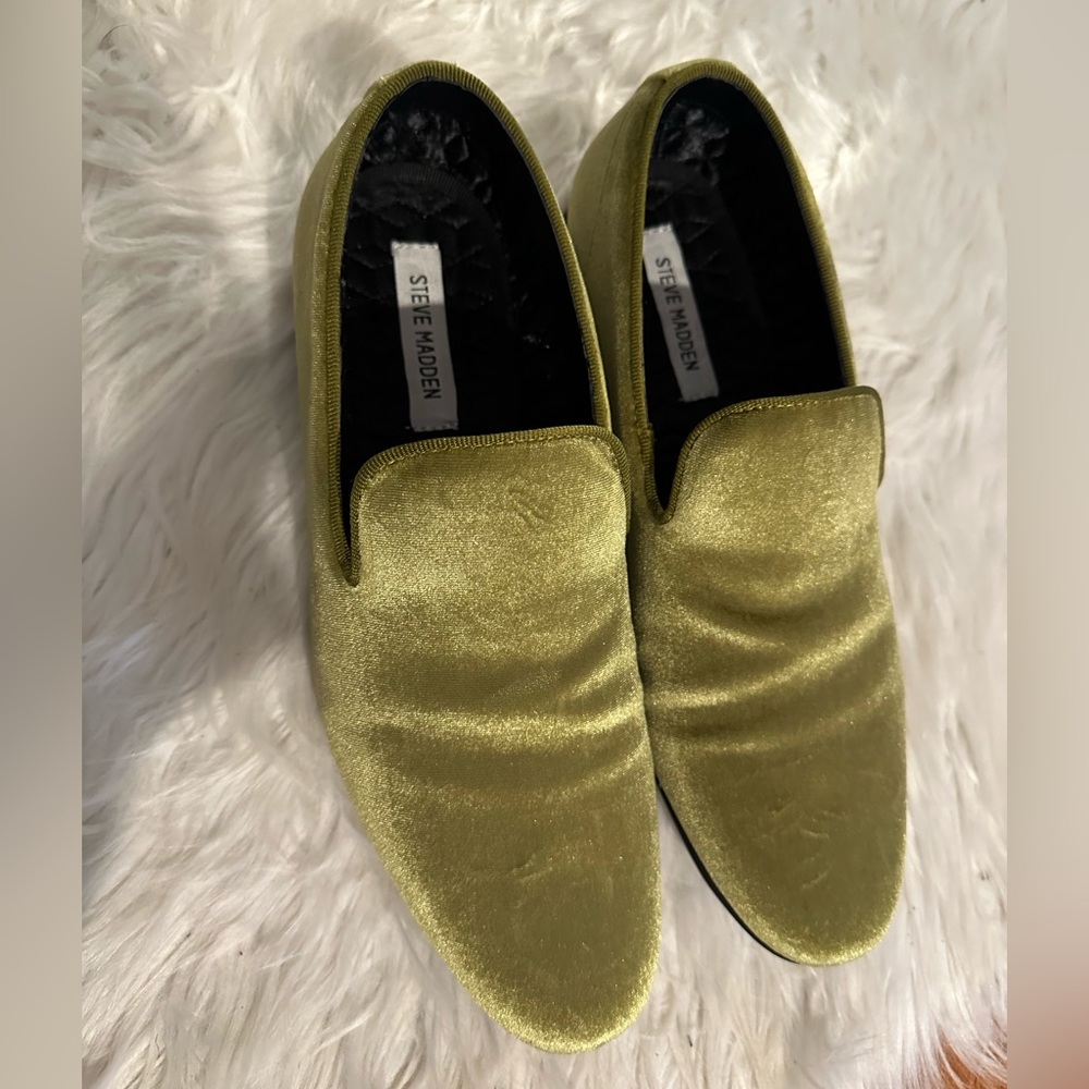 velvet green steve madden shoes